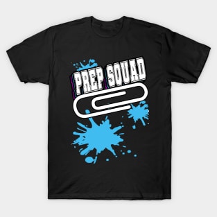 Prep Squad Team Work Splatter Blue T-Shirt